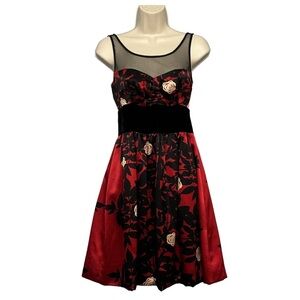 Plenty by Tracy Reese Plenty Frock by Tracy Reese Red Claudia Floral Dress. Sz 2